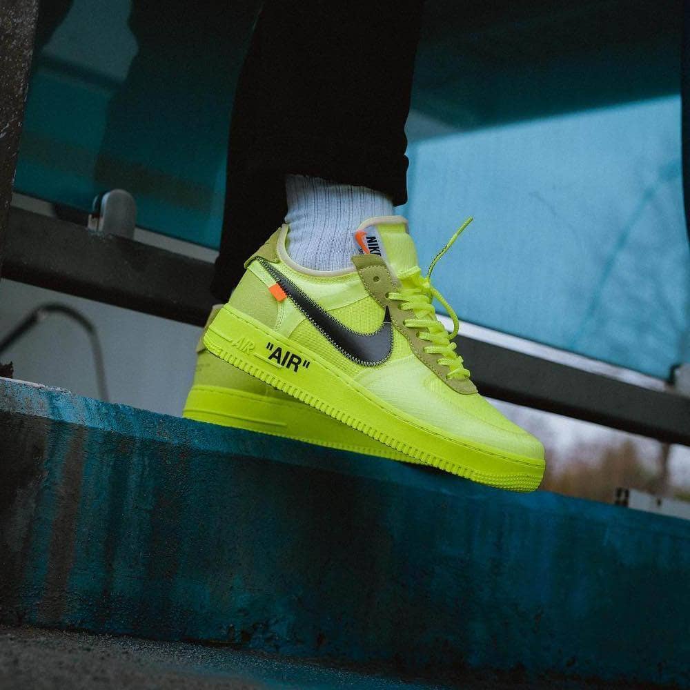 Off White Nike Air Force 1 Volt