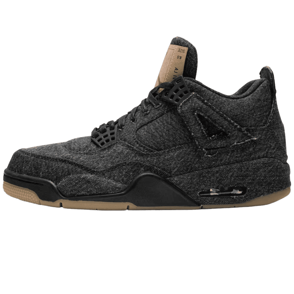 Jordan 4 Levis Black