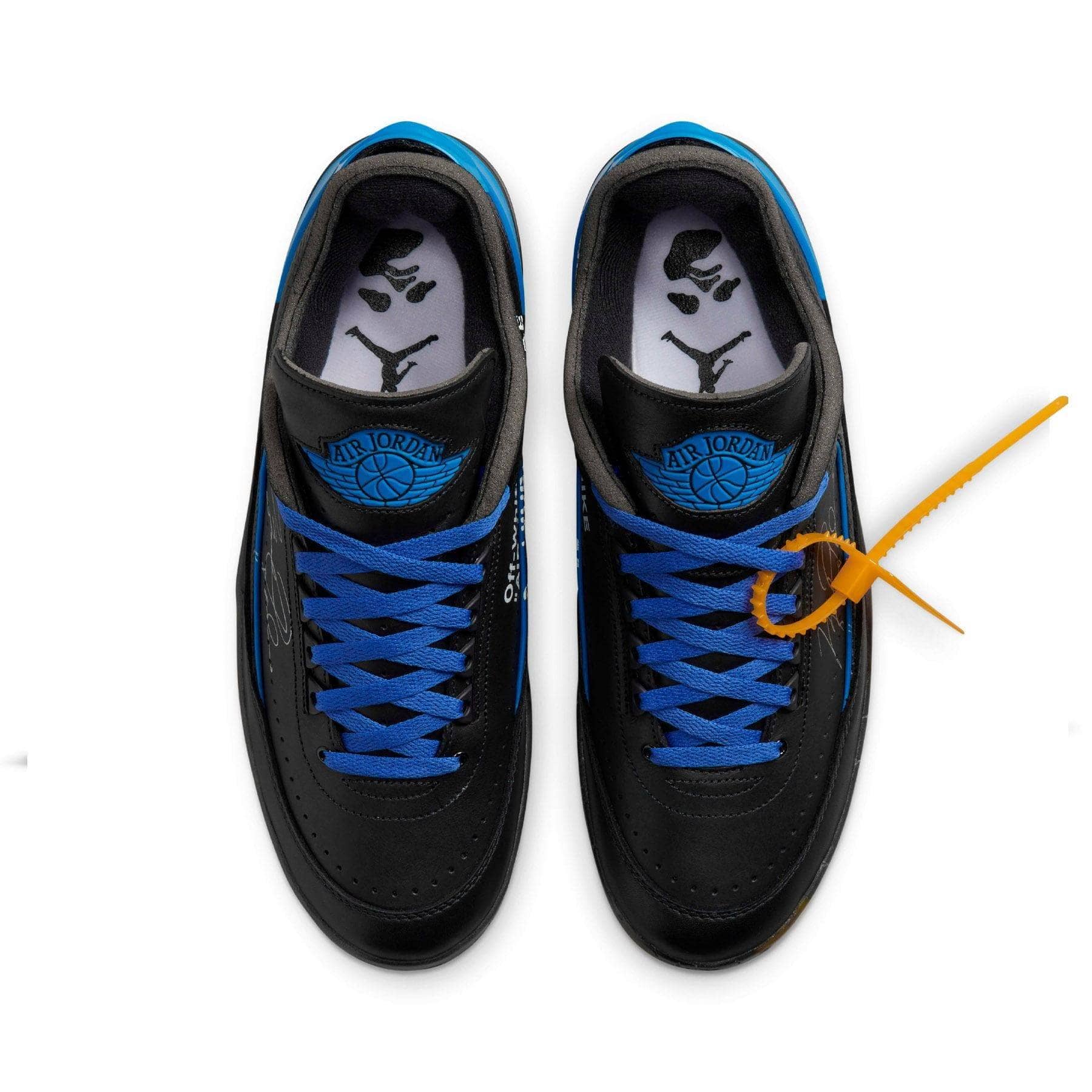 Off White Jordan 2 Retro Low SP 'Black Varsity Royal'