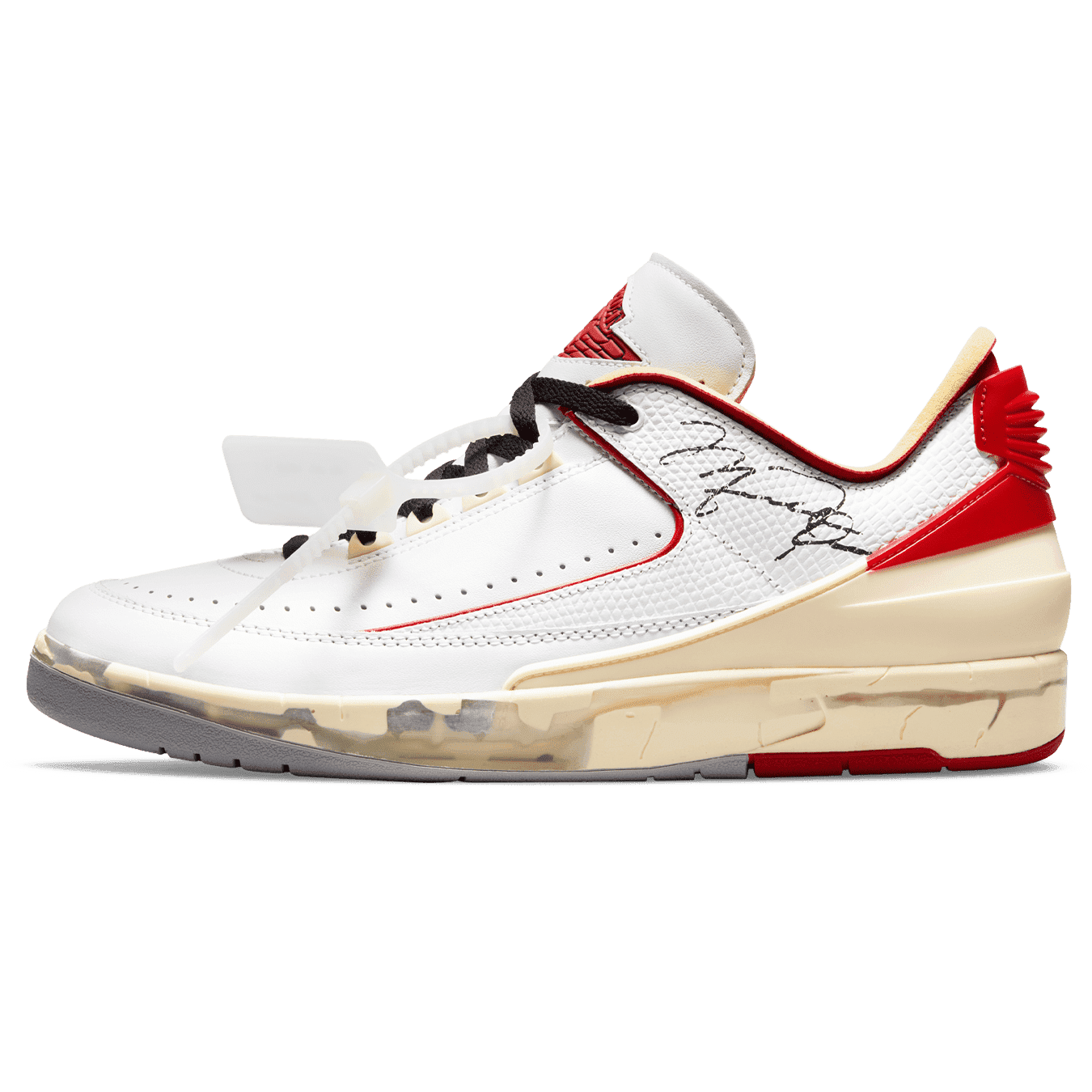 Off White Air Jordan 2 Retro Low SP 'White Varsity Red'