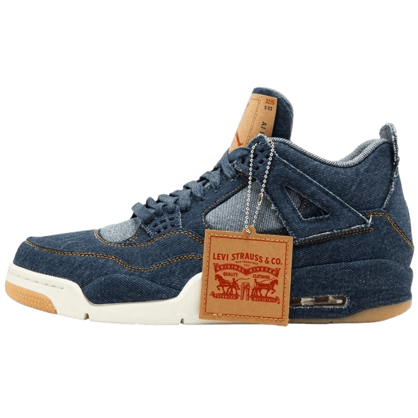 Levis x Jordan 4 Retro "Navy"