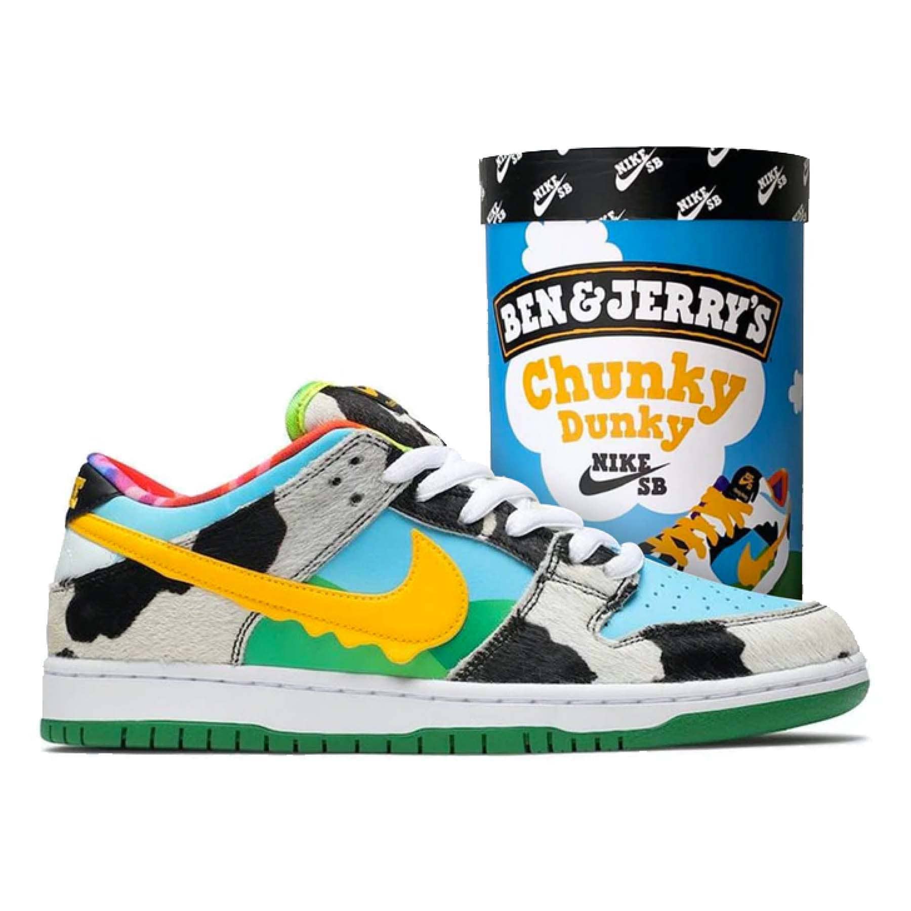 Ben & Jerry's x Dunk Low SB 'Chunky Dunky' （Ice cream box not included）